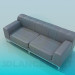 3D Modell Sofa 2-Sitzer - Vorschau