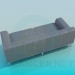 3D Modell Sofa 2-Sitzer - Vorschau