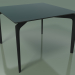 3d model Mesa cuadrada 6700 (H 42.5 - 60x60 cm, vidrio ahumado, V44) - vista previa