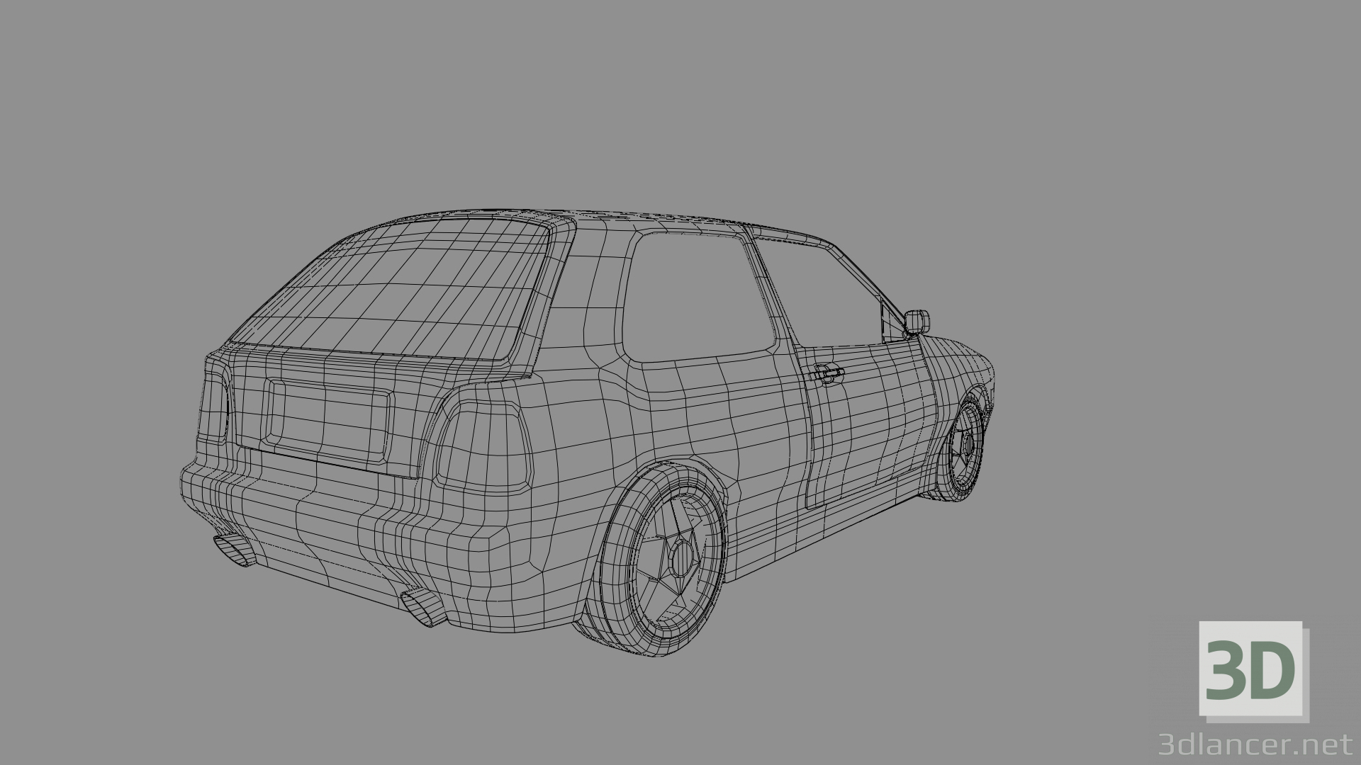 1992 Volkswagen Golf GTI 3D-Modell kaufen - Rendern