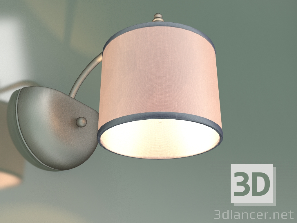 modèle 3D Applique 60080-1 (nickel satiné) - preview