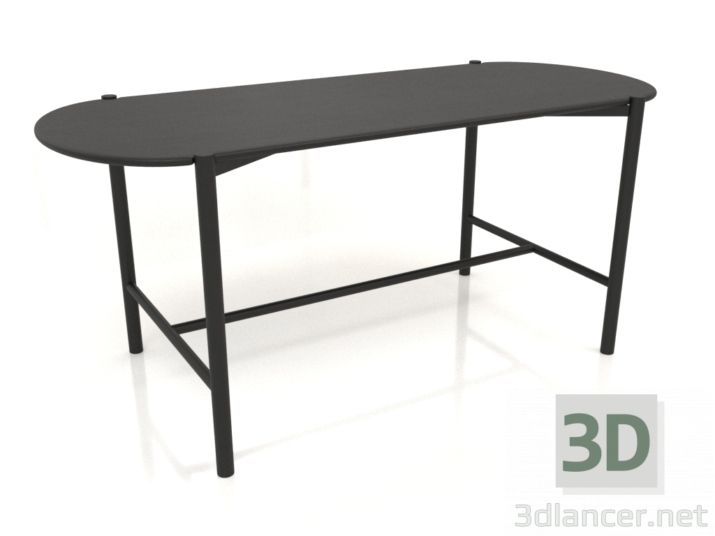 modello 3D Tavolo da pranzo DT 08 (1700x740x754, legno nero) - anteprima