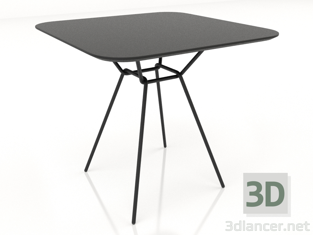 modèle 3D Table à manger 80x80 - preview