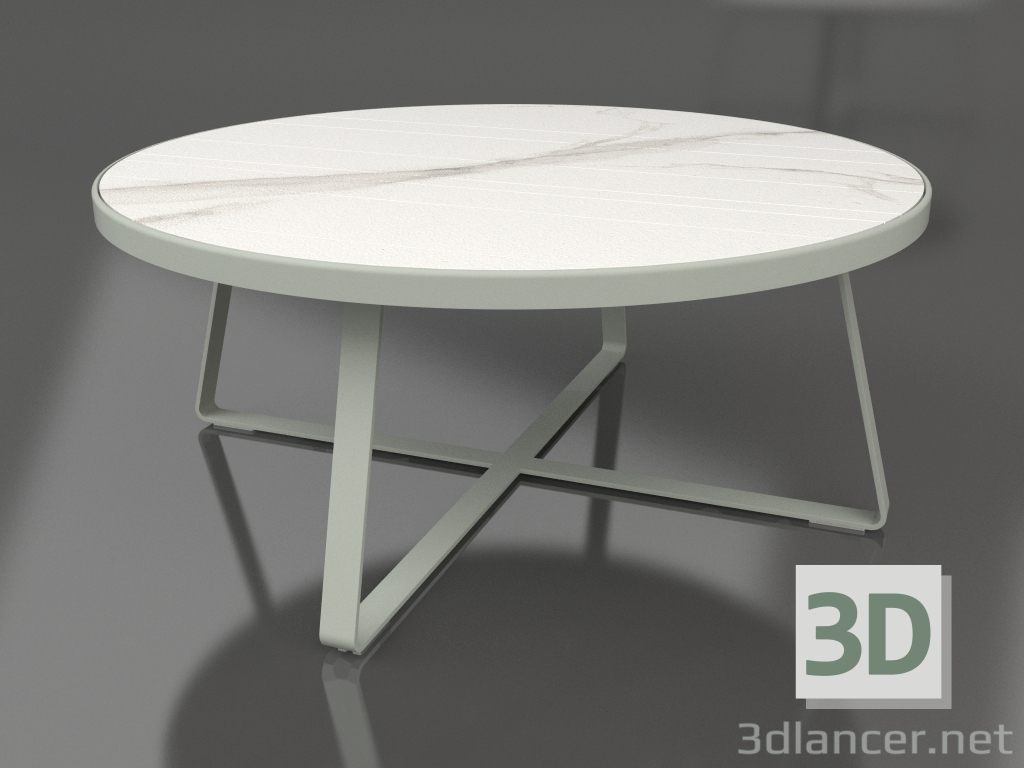 3d model Mesa de comedor redonda Ø175 (DEKTON Aura, Gris cemento) - vista previa