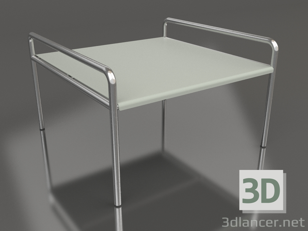 3d model Mesa de centro 76 con tablero de aluminio (Gris cemento) - vista previa