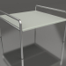 3d model Coffee table 76 with an aluminum tabletop (Cement gray) - preview