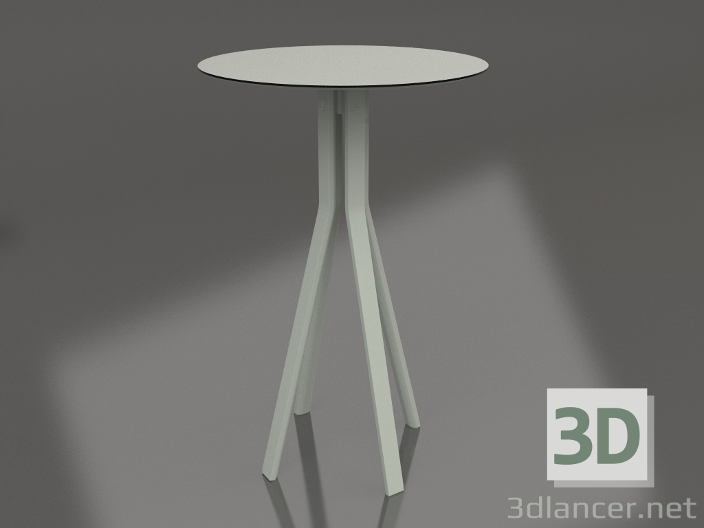 modello 3D Tavolino da bar (Grigio cemento) - anteprima