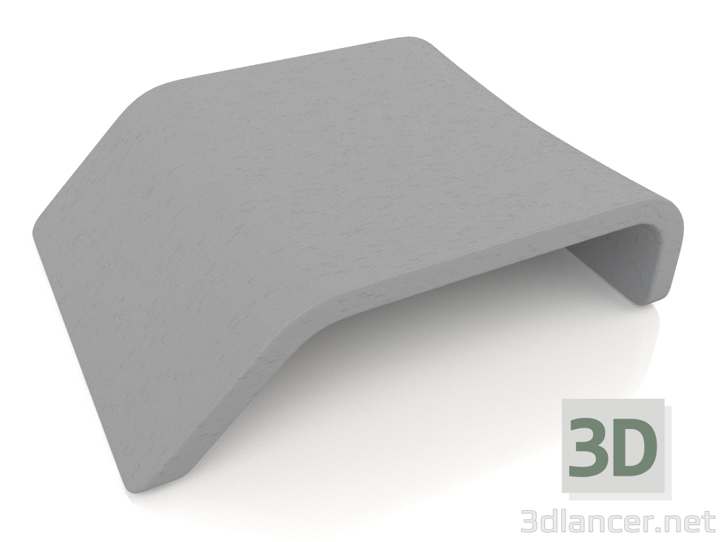 3d model Club chair-table (Anthracite) - preview