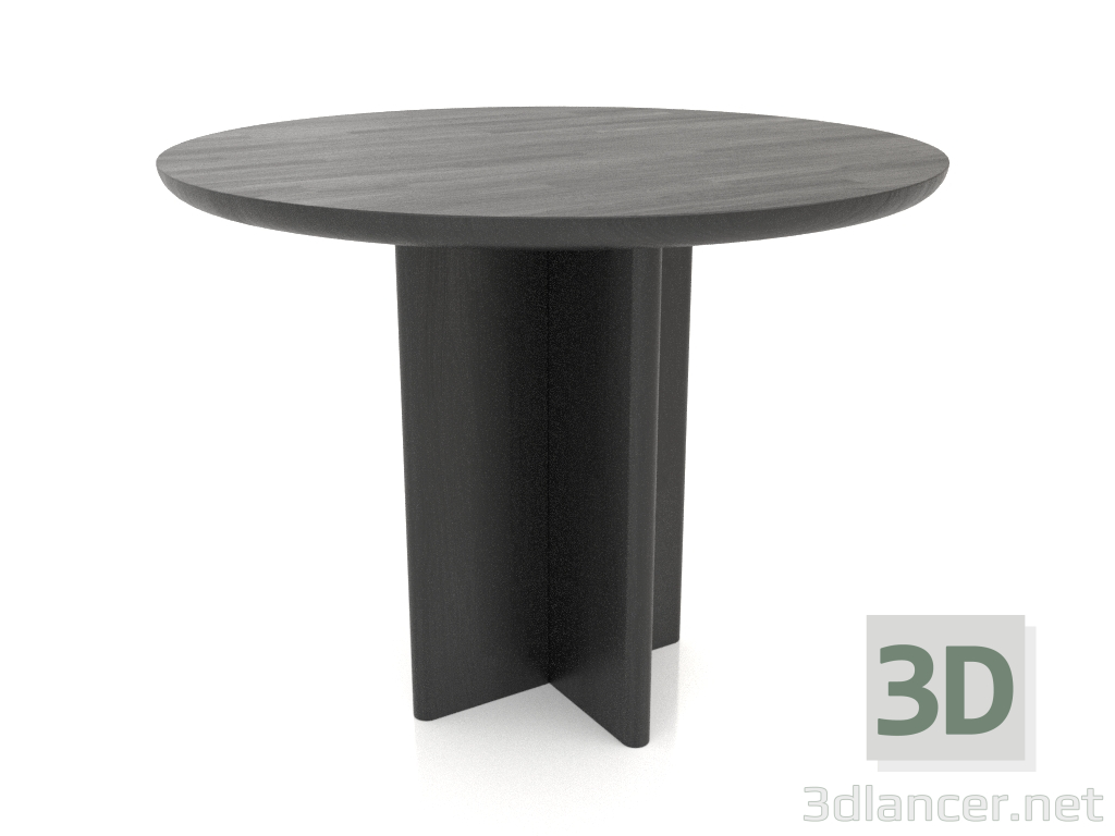 modèle 3D table ronde - preview