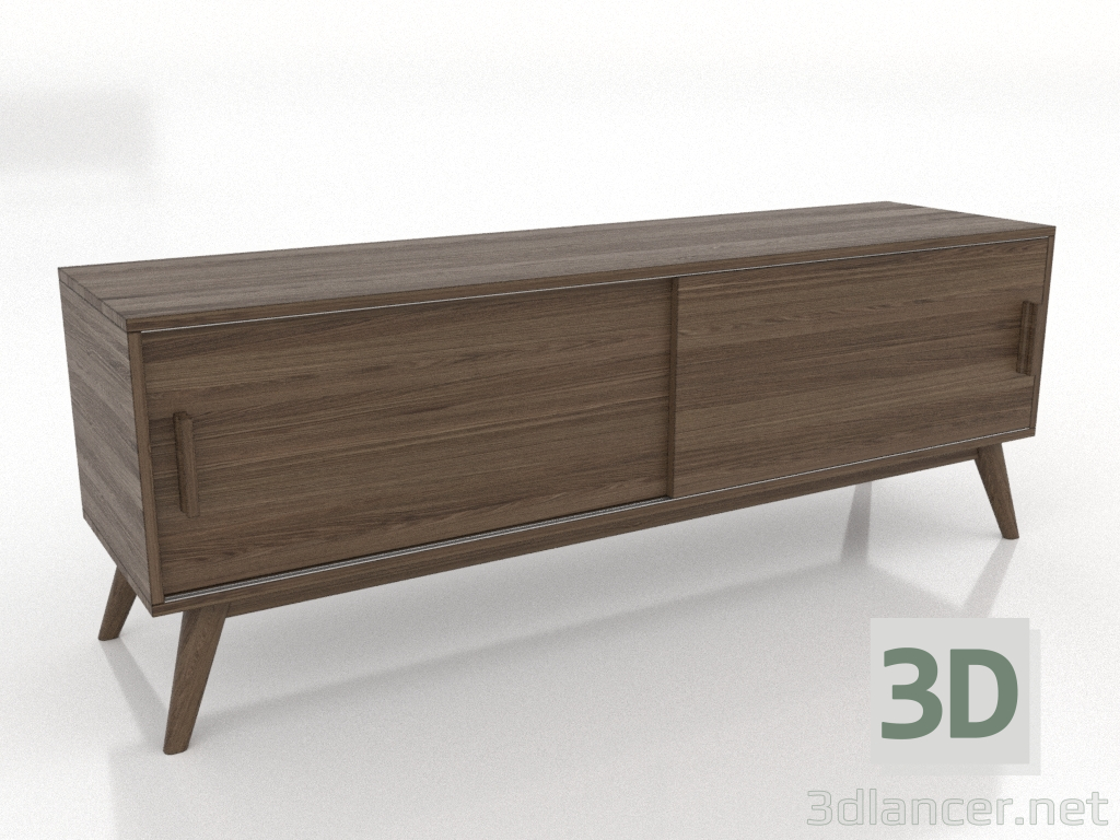 3d model Mueble TV 2 1500 mm (nogal fresno aclarado) - vista previa 3d model Mueble TV 2 1500 mm (nogal fresno aclarado) - vista previa