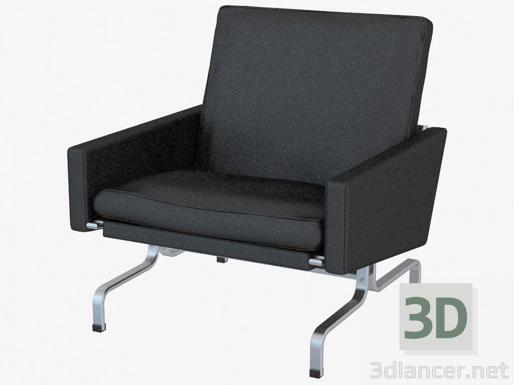 3d model Sillón de cuero - vista previa