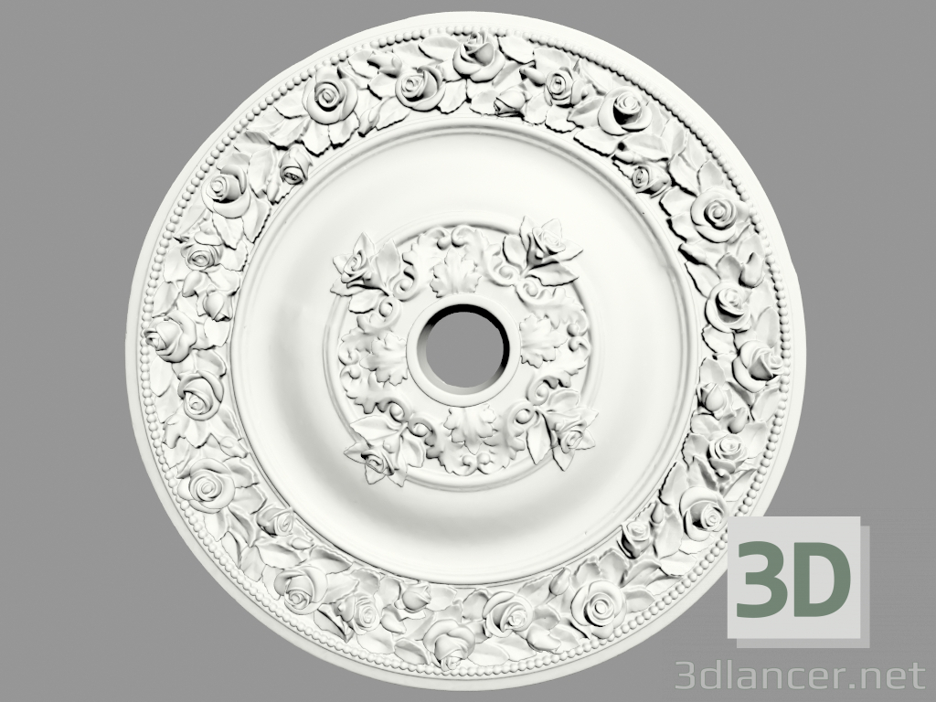 modèle 3D Sortie de plafond (P136) - preview