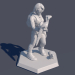 modello 3D di statuetta comprare - rendering