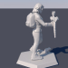 modello 3D di statuetta comprare - rendering