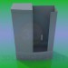 modello 3D Cabina doccia - anteprima
