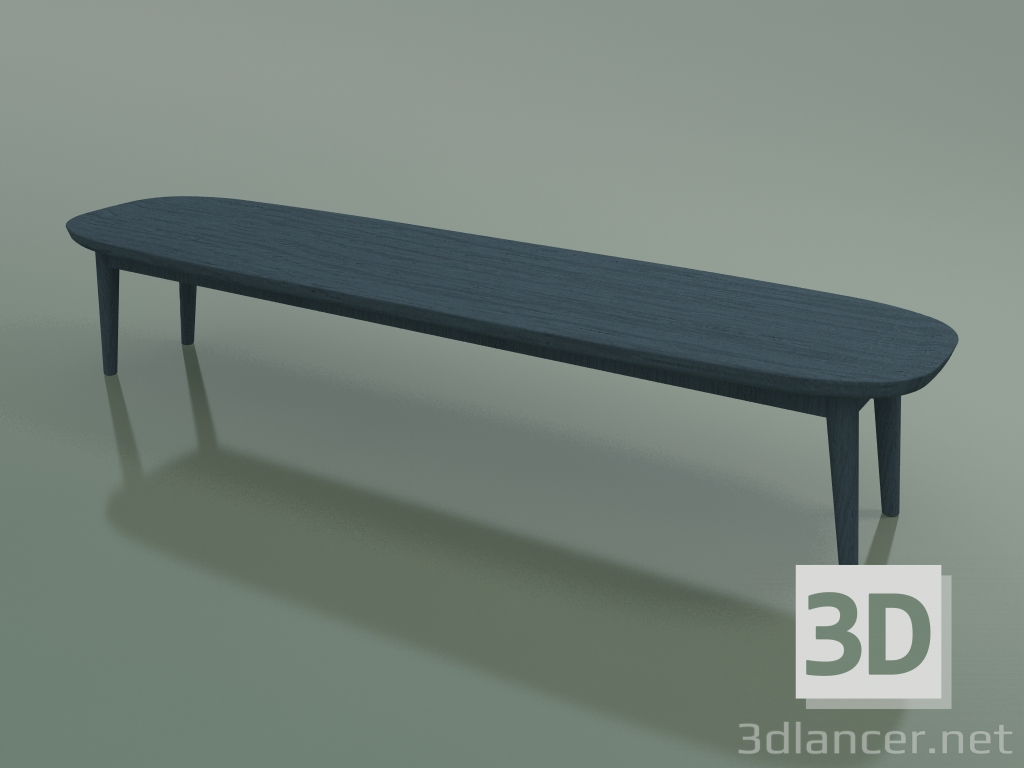 3D Modell Couchtisch oval (248 R, blau) - Vorschau