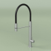 3d model Kitchen sink mixer with black flexible spout (398, AS) - preview