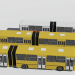 Ikarus 280 bus 3 modificaciones 3D modelo Compro - render