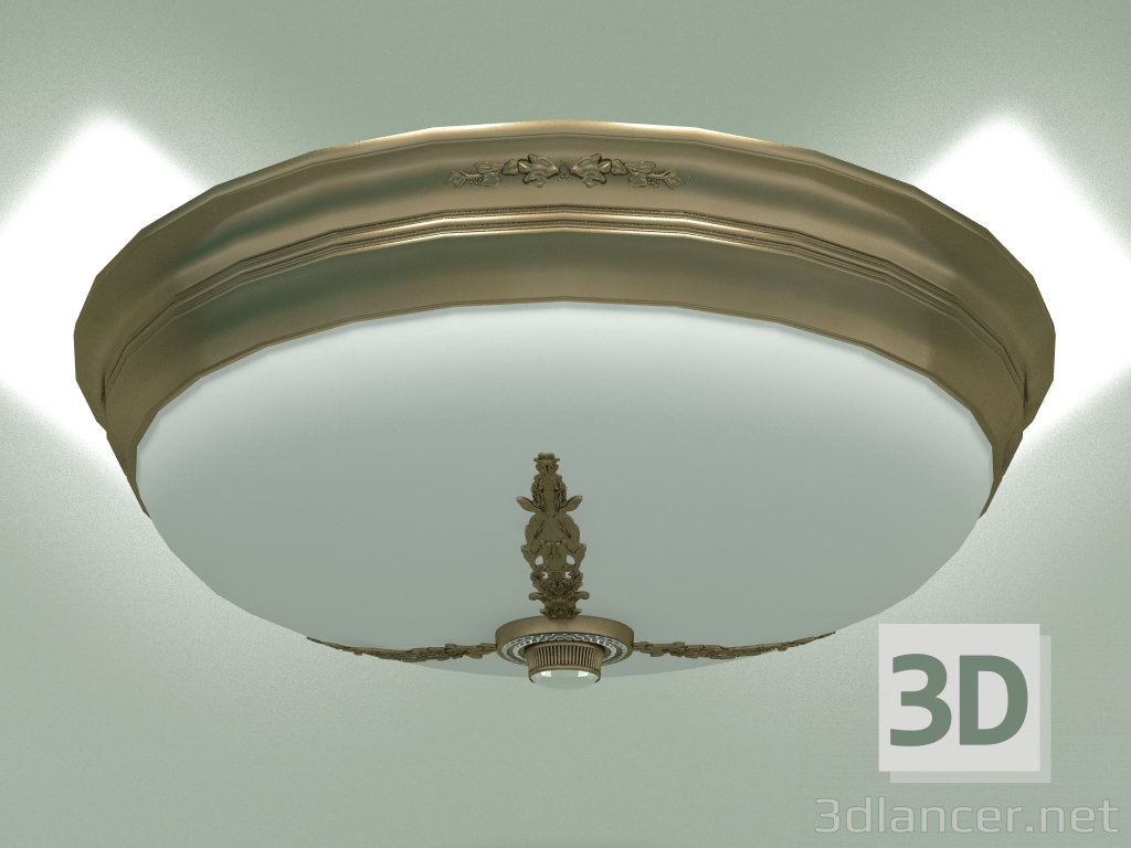 3d model Ceiling lamp BELLAGIO BEL-PL-3 (P) OZ-CR - preview