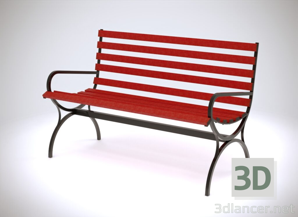 modello 3D di Panca comprare - rendering