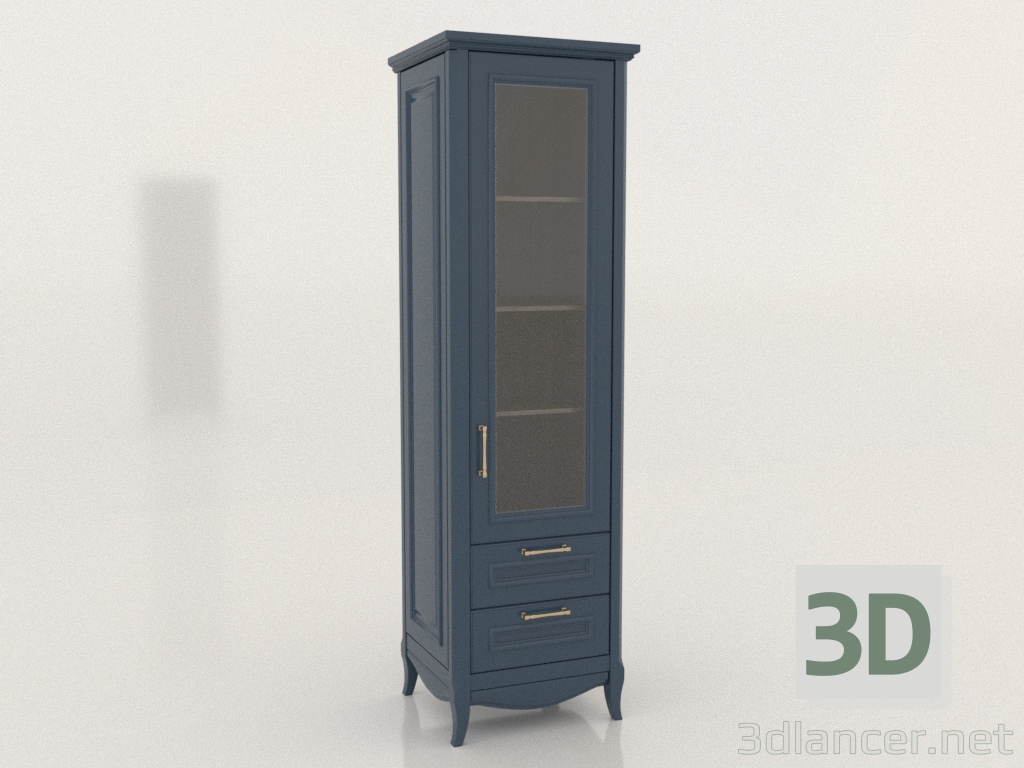 3d model Vitrina 1 puerta 3 (Ruta) - vista previa