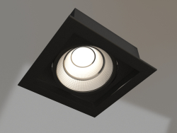 Lampada CL-KARDAN-S152x152-25W Bianco6000 (BK-BK, 30 gradi)