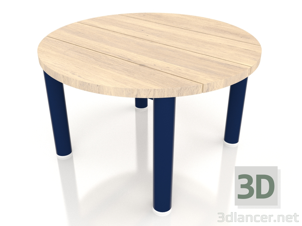 Modelo 3d Mesa de centro D 60 (azul noite, madeira Iroko) - preview