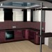 3d model cocina Burdeos - vista previa