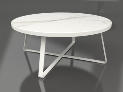 Table à manger ronde Ø175 (DEKTON Aura, Gris Agate)