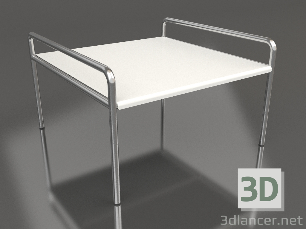 3d model Mesa de centro 76 con tablero de aluminio (gris ágata) - vista previa