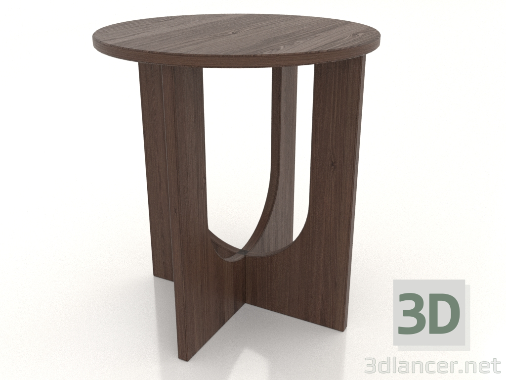 Modelo 3d Mesa de cabeceira (nogueira escura) - preview