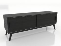 TV cabinet 2 1500 mm (black RAL 9005)