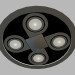 3d model Ceiling recessed lamp 8144 - preview