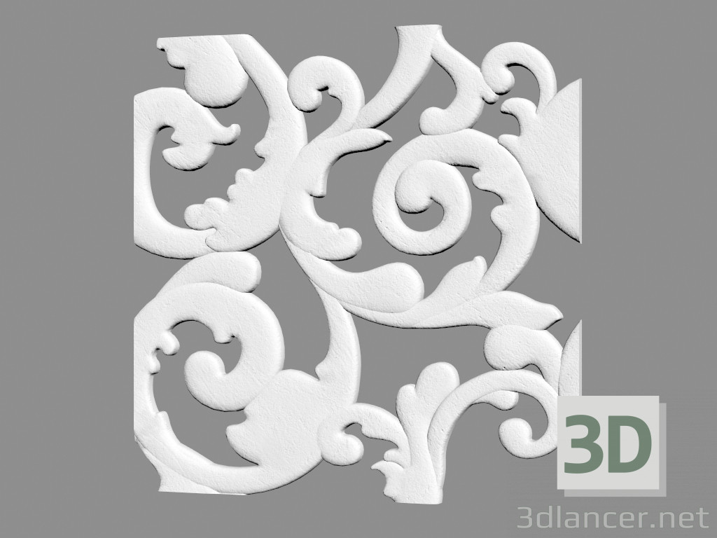 3d model Gypsum wall panel (art. 139) - preview