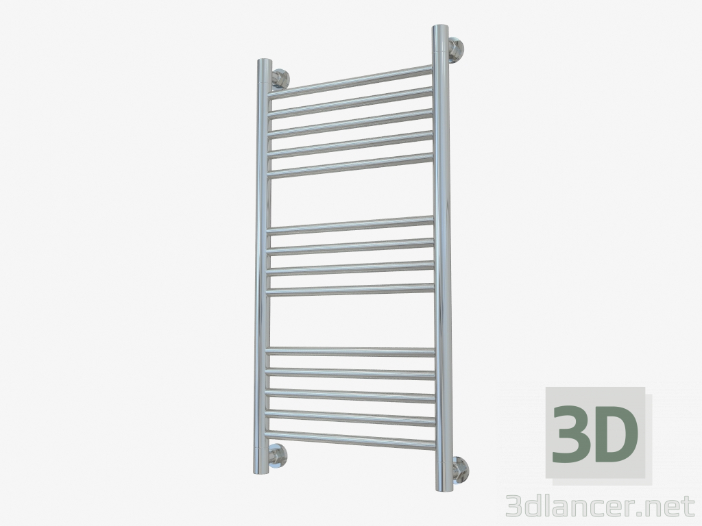 3d model Bohemia heated towel rail + straight (800x400) - preview