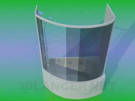 3d модель Душевая кабинка – превью