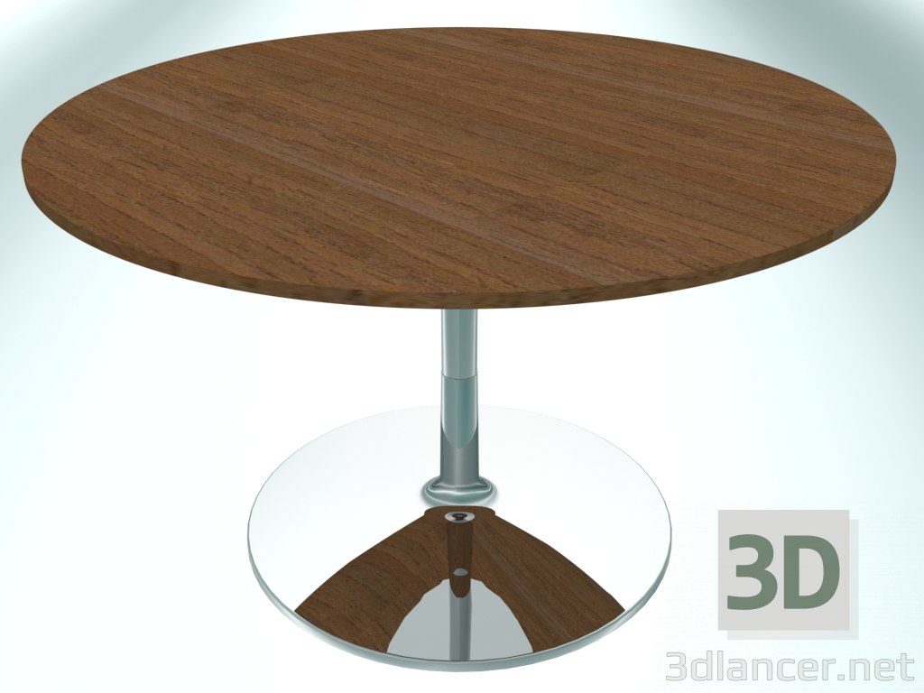 modèle 3D Table de restaurant ronde (RR40 Chrome HM12, Ø800 mm, 480 mm, base ronde) - preview