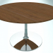 modèle 3D Table de restaurant ronde (RR40 Chrome HM12, Ø800 mm, 480 mm, base ronde) - preview