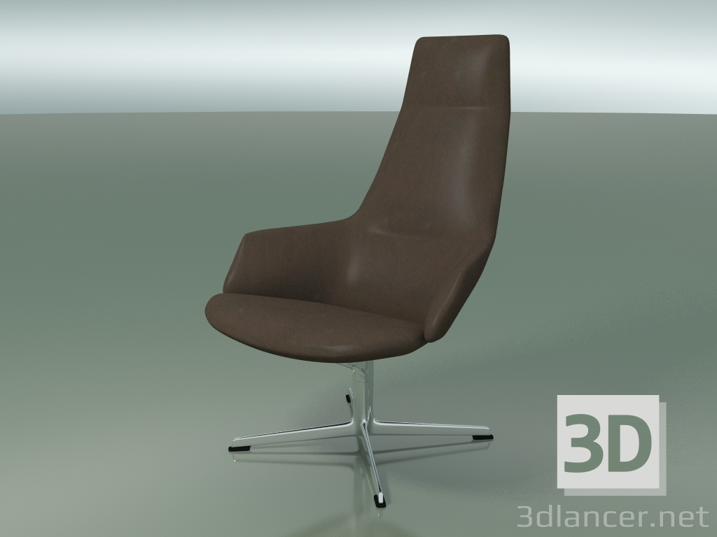 modèle 3D Fauteuil sur 4 piliers 1921 - preview