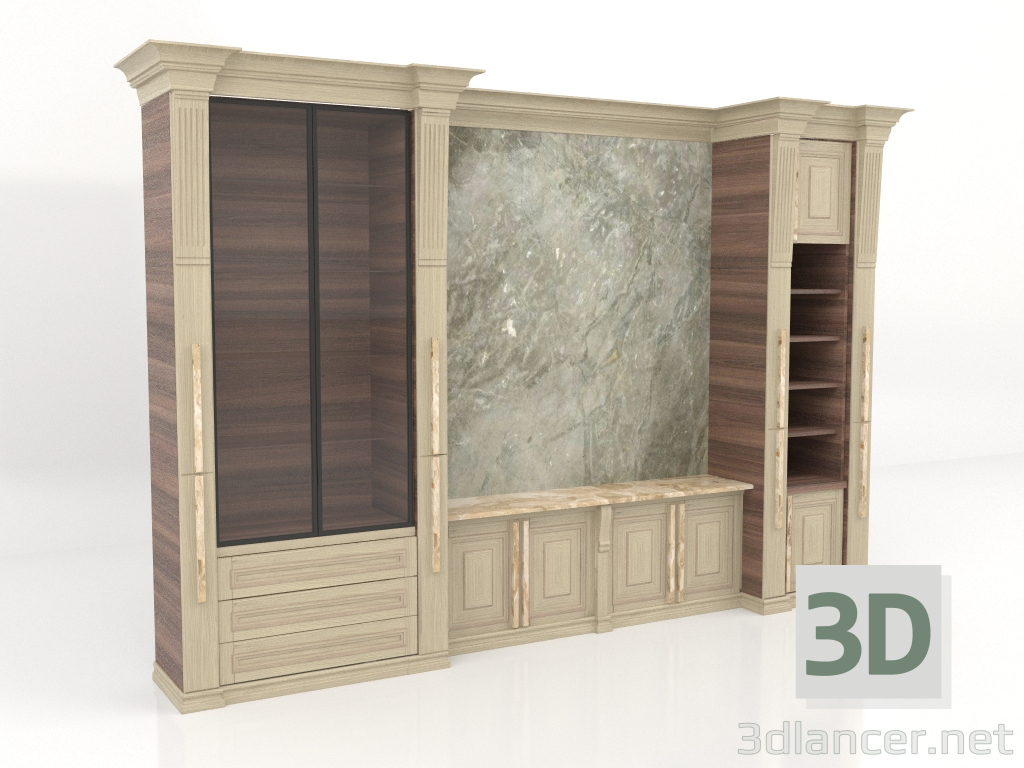 3D Modell Modulare Suite (Wohnzimmer) - Vorschau