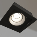 3D Modell Lampe CL-KARDAN-S152x152-25W Warm3000 (BK-BK, 30°) - Vorschau