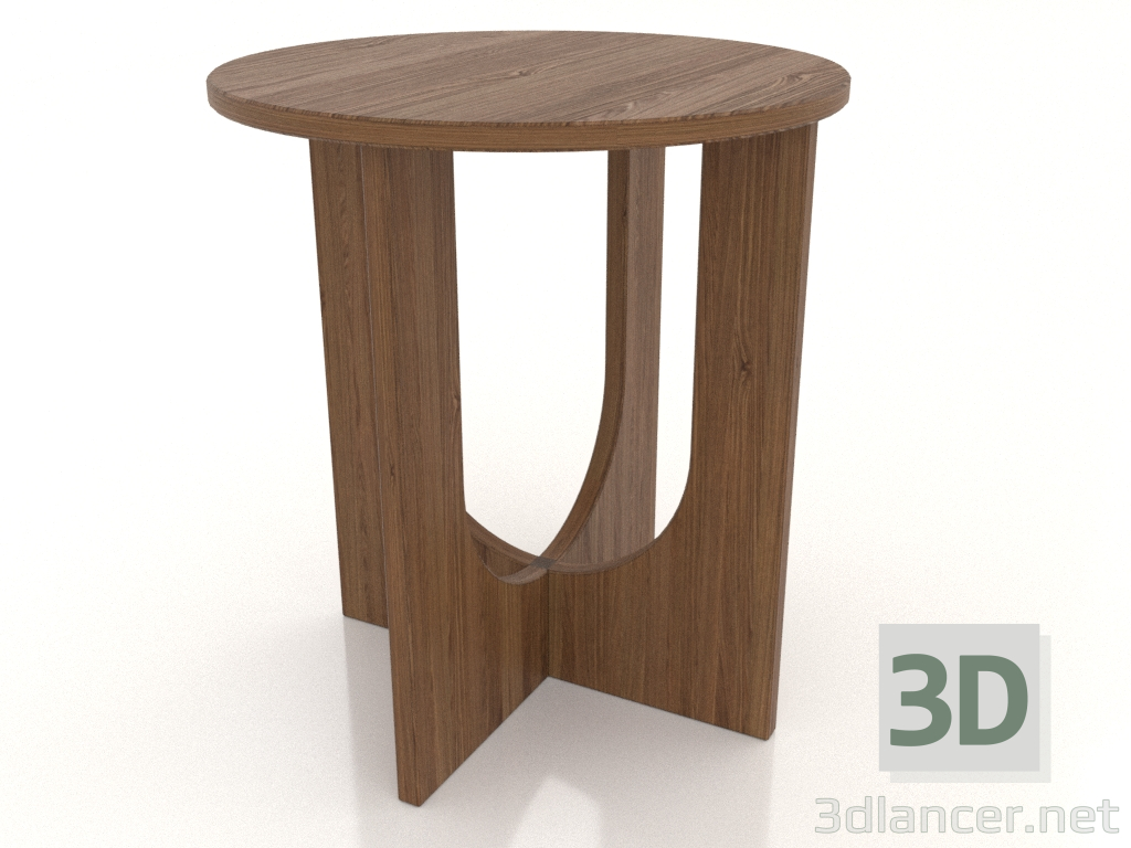 3d model Bedside table (light walnut) - preview