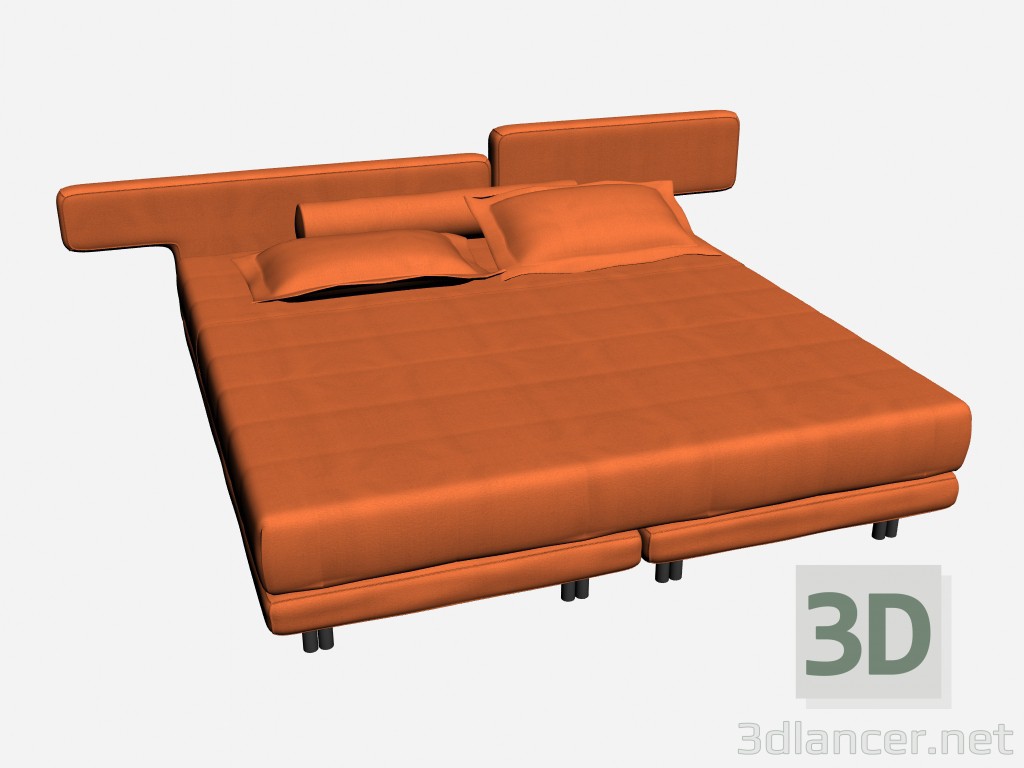 Modelo 3d LINHA de asa dupla - preview