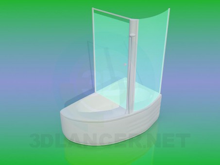 modèle 3D Cabine de douche - preview