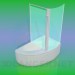 modèle 3D Cabine de douche - preview