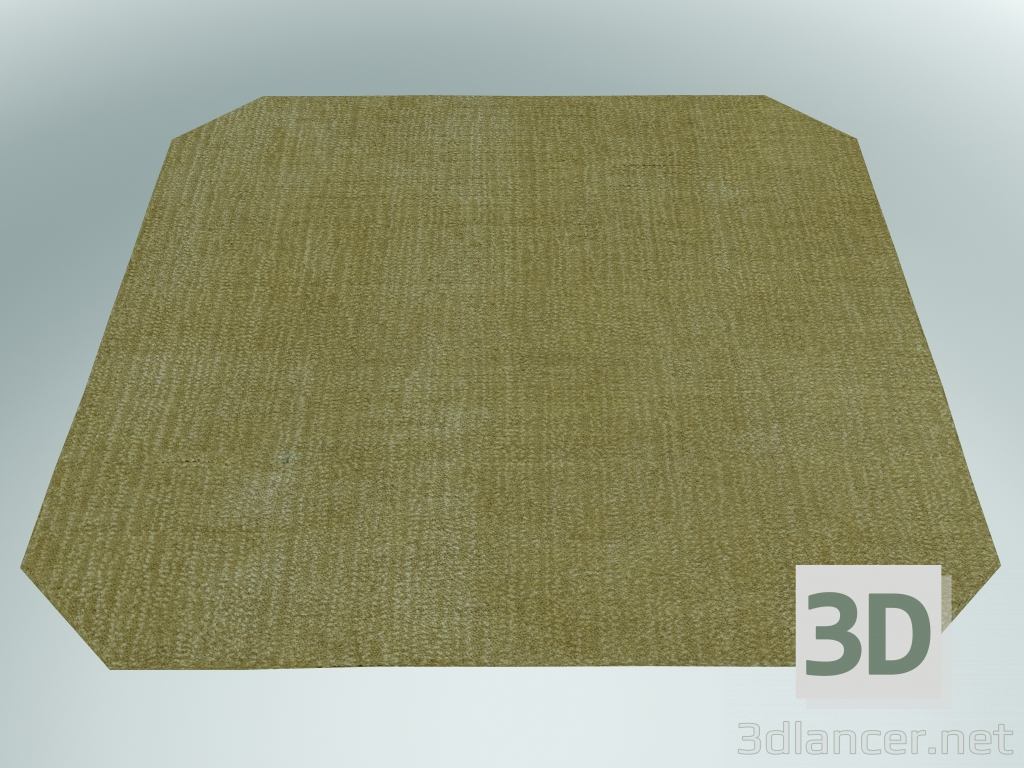 3d model Felpudo The Moor (AP6, 240x240cm, campo amarillo) - vista previa