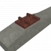 3d Reinforced concrete sleepers with textures model buy - render