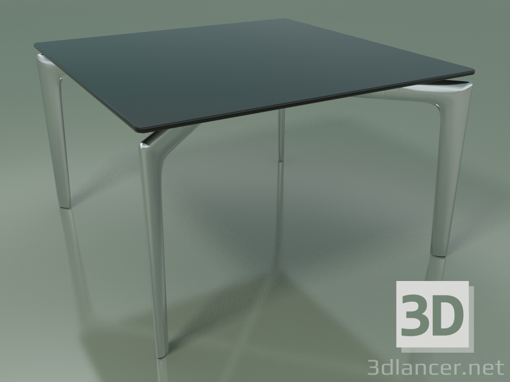 modello 3D Tavolo quadrato 6706 (H 36.5 - 60x60 cm, vetro fumé, LU1) - anteprima