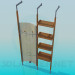 3d model Clothes hanger in corridor - preview