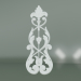 3d model Stucco decoration element ED075-1 - preview